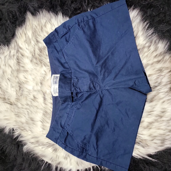 WOMENS NAVY CONVERSE SHORTS SIZE 14 - Picture 1 of 4